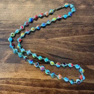 Vintage Murano Millefiori Necklace